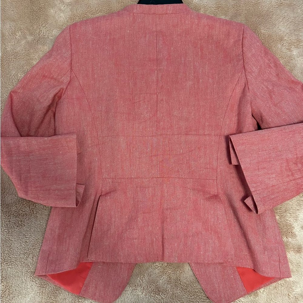 LOFT cropped linen blazer - Picture 5 of 8